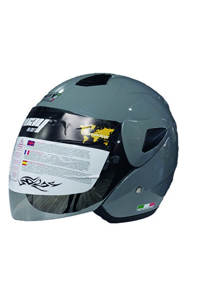 Sway SW-700 AYNA VİZÖR NARDO GRİ YARIM KASK