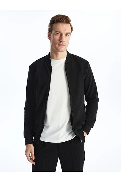 LC Waikiki LCWAIKIKI Classic College Collar Long Sleeve Men's Zippered Sweatshirt