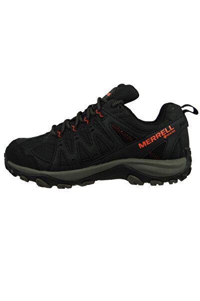 Merrell Herren Trekkingschuhe Wanderschuhe Accentor 3 Sport GTX J036741 Schwarz Black/Tangerine Leder und Te
