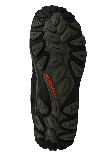 Merrell Herren Trekkingschuhe Wanderschuhe Accentor 3 Sport GTX J036741 Schwarz Black/Tangerine Leder und Te