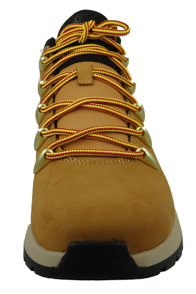 Timberland Herren Sportliche Wanderschuhe Sprint Trekker Orta A1XVQ TB0A1XVQ231 Braun Buğday Nubuk Leder ve EVA