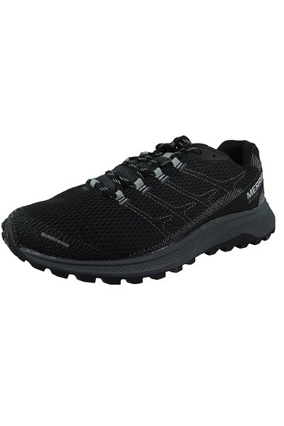 Merrell Herren Halbschuhe Halbschuhe Wanderschuhe Fly Strike GTX J067253 Schwarz Black Textil ve Vibram TC