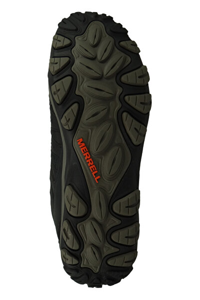 Merrell Herren Wanderstiefel Wanderschuhe Accentor Sport Mid GTX J036737 Schwarz Black/Tangerine Textil/Synt