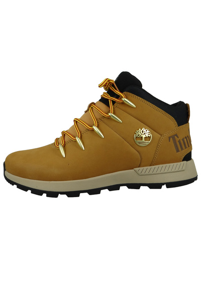 Timberland Herren Sportliche Wanderschuhe Sprint Trekker Orta A1XVQ TB0A1XVQ231 Braun Buğday Nubuk Leder ve EVA