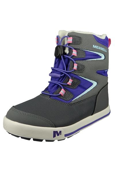 Merrell Kinder Stiefel Wanderschuhe Winterschuhe Snow Bank 3.0 MK16223 Lila Ultraviolett Leder