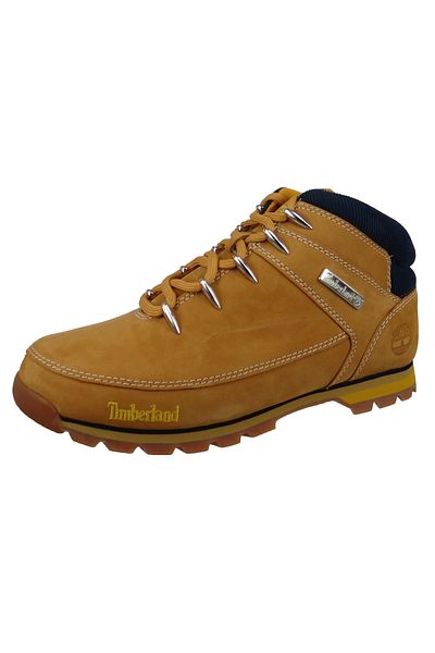 Timberland Euro Sprint Mid Hiker A2DWD Herren Halbschuhe Halbschuhe Wanderschuhe Leder Braun Buğday Nubuk