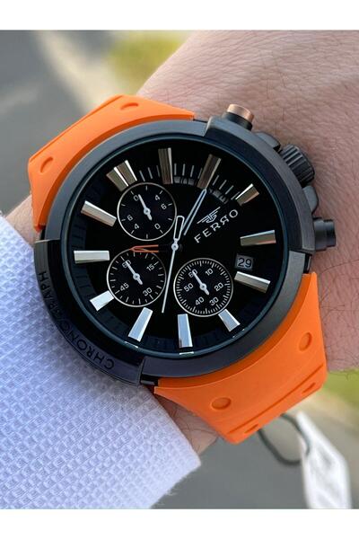 FERRO İç Fonksiyonları Aktif Turuncu Renk Slikon Kordon 30 Mt Su Geçirmez Erk...