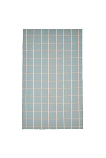 IKEA τραπεζομάντιλο, μπεζ-μπλε, 145x240 εκ.