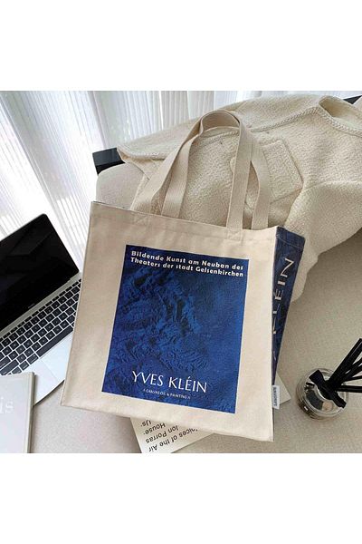 Buka Shops Geantă de pânză Yves Klein - Elegantă și practică