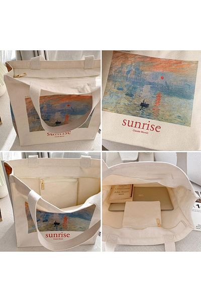 Buka Shops Sunrise Tote - Canvas Bag
