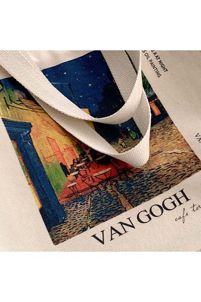 Buka Shops Van Gogh Cafe Therrace - Canvas Tote Bag