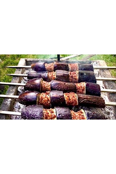 Metler 5 Adet Kare Patlıcan Kebap Şişi | 7mm Paslanmaz Sebze Ve Et Şişi Seti ...