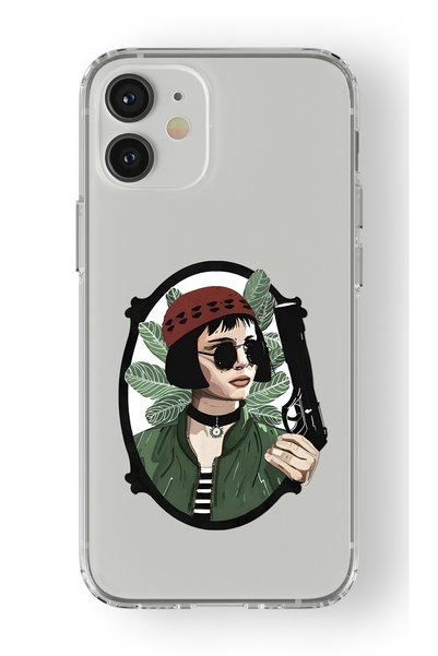 Multitronic iPhone 12 Compatible Leon Design Printed Transparent Case