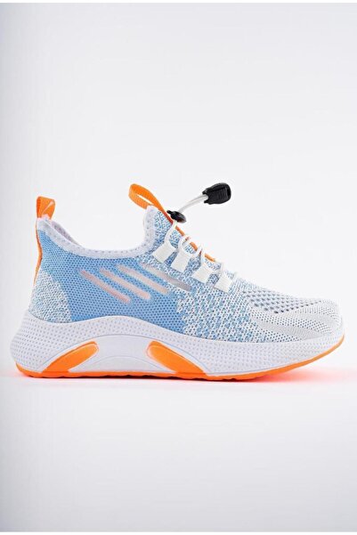 Tutınom Tutinom 507-24 Трикотажні кросівки для дівчаток, біло-помаранчеві, ро...