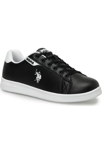 U.S. Polo Assn. U.S.POLO ASSN COSTA 4FX ΜΑΥΡΟ ΛΕΥΚΟ COMFORT CASUAL ANATOMIC SPORTS SHOES