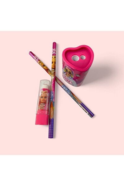 Dudo Baby Kurşun Kalem Ruj Silgi Metal Kalem Traş Set