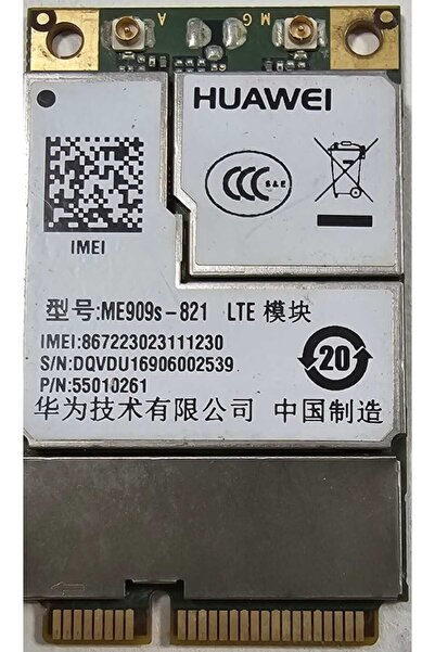 Huawei ME909s-821 Lte Uyumlu 4g Modül Mini Pcie