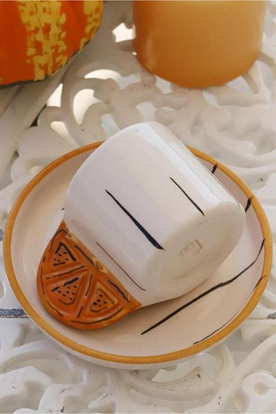 M'art Home Porto Citrus Single Coffee Cup