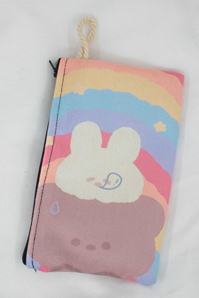 Anime Marketi حامل أقلام مدرسي بتصميم دب جمالي جميل أو حقيبة مكياج