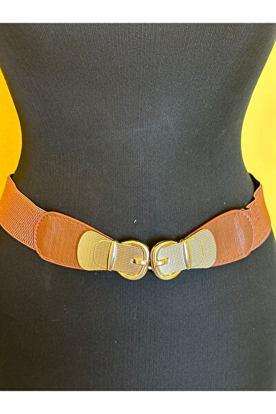 Gönülden Tasarım ÇELİK TOKALI LASTİKLİ KADIN KEMER 70X4 CM