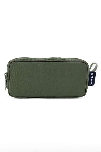 NEMO BAGS Khaki Big Kaff - Waterproof Pencil Case, Two-Eye Pocket Crinkle Wallet Type
