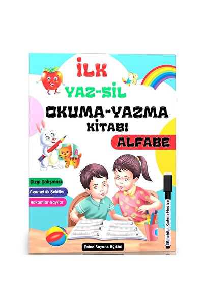 Enine Boyuna Eğitim First Summer-Wipes Reading Writing Book