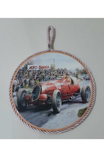 renkli çiçekler Trivet Illustrated Wooden Trivet
