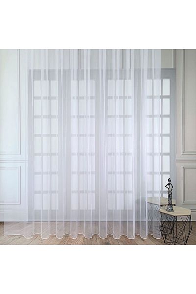 yağmur zebra Grek Modern Tulle 1/3 Tulle Curtain - Pinterest Style (Sik Pleated)