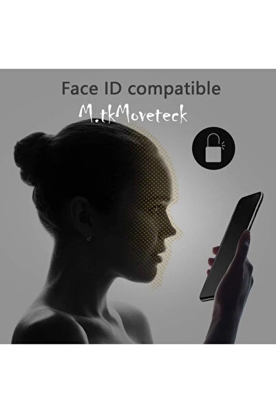 m.tk moveteck Samsung Galaxy A55 Mat Hayalet Ekran Koruyucu Cam Privacy Seramik Parmak izi Yapmaz Esnek Tam Kaplar