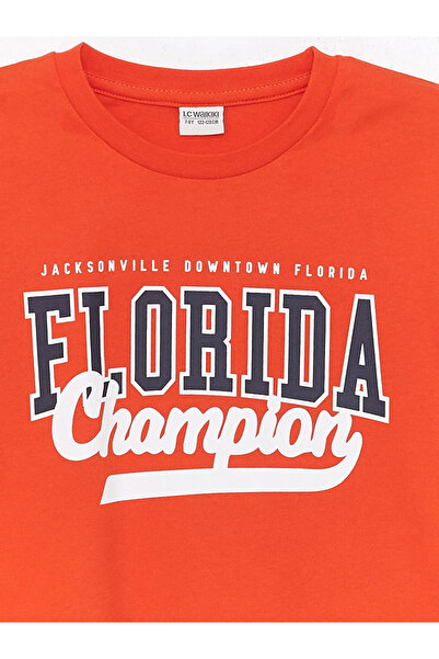 LC Waikiki LCW Kids Boys T-Shirt - Crew Neck, Printed, Short Sleeve