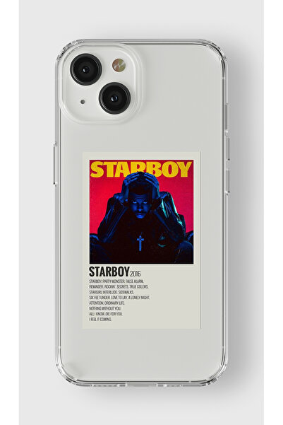 Multitronic Iphone 13 Uyumlu The Weeknd Starboy Minimalist Poster Tasarım Bas...
