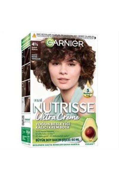Garnier Nutrisse Ultra Creme Saç Boyası 4 1/2 Işıltılı Kahve ( 1 ADET )