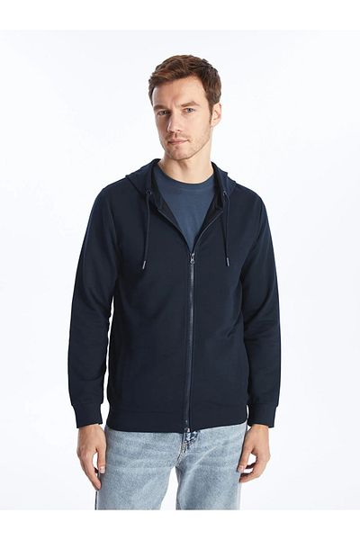 LC Waikiki LCWAIKIKI Classic Men's Sweatshirt - Hooded, Long Sleeve, Zippered