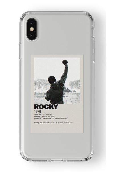 Multitronic Rocky Design Printed Transparent Case Compatible with iPhone X an...