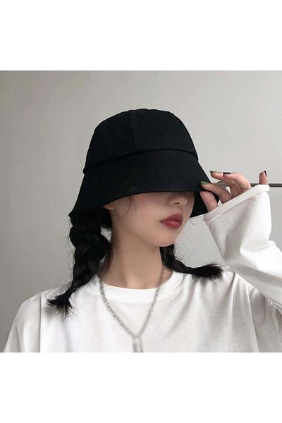 Touz Moda Черна рибарска шапка