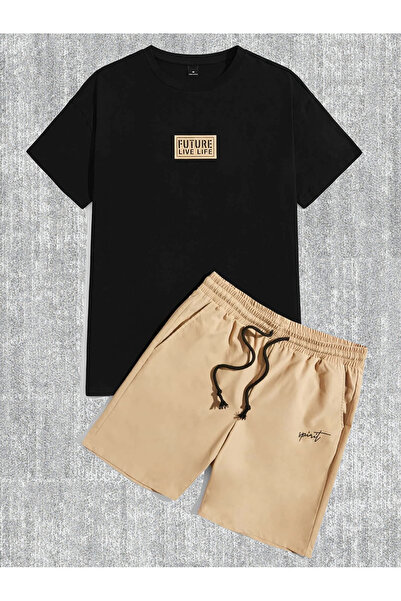 viperkombin Set tricouri și pantaloni scurți oversize Set de 2 100% bumbac