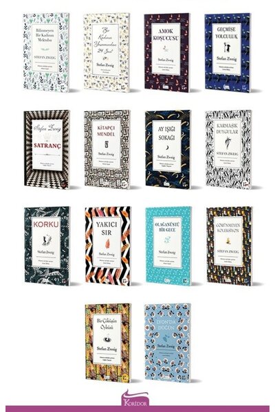 Koridor Yayıncılık Stefan Zweig 14 Kitap Set