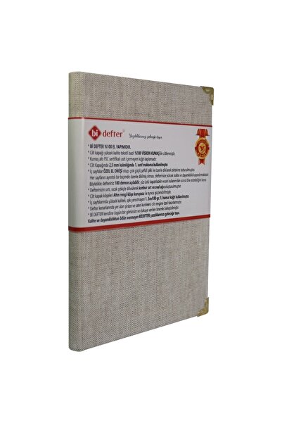 BİDEFTER كراسة الرسم - 100% صناعة يدوية، خياطة يدوية، (خيوط) غلاف قماش كتان -...