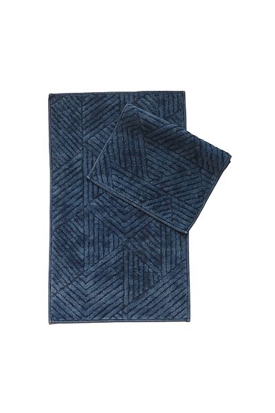 Alanur Home Πυραμίδα Βαμβακερή 2 Πακέτο Παλάκι Αντίκα Navy Blue
