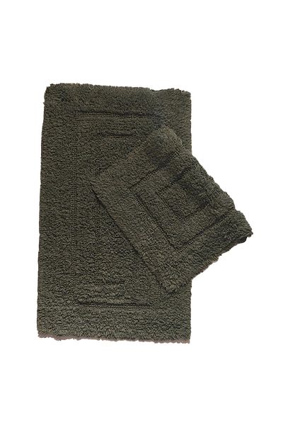 Alanur Home Home Royal Hand Tufting & Cotton 2 Pack Χαλάκι μπάνιου Πράσινο