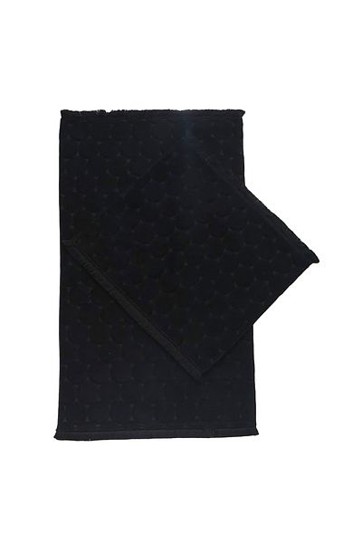 Alanur Home Σετ Τουαλέτας Welsoft Black Bambo Polka Dot - 2 Τμ