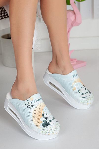 20tasarımterlik شبشب سابو لتقويم العظام بطابع Airmax Panda - شبشب للممرضات والطهاة