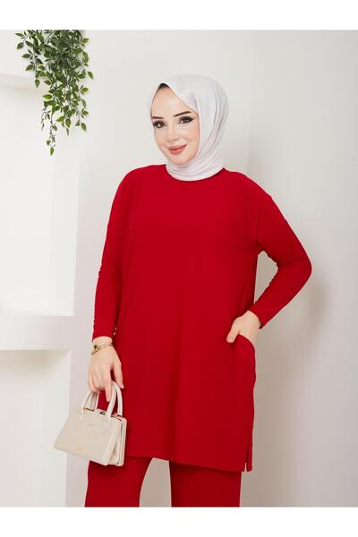 MODAMÜNASİP En Güzel Renkleriyle Çok Şık Almina Cep Detaylı Pantolonlu Takımımız ??