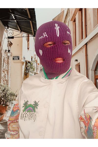 FG KONNİCHİWA Tear Snow Mask - Heart Snow Mask Balaklava COLOR ALTERNATIVE GANST MODEL