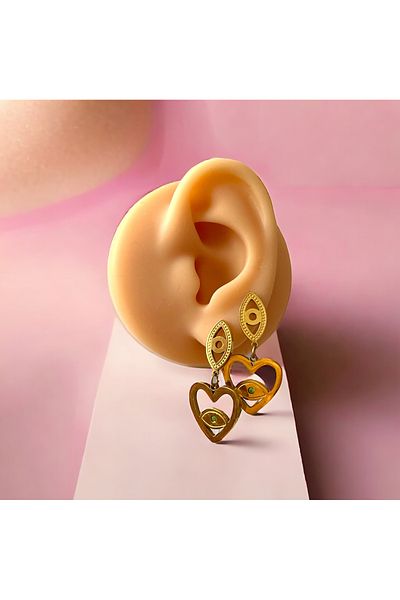 sirius jewelry Steel EYES ONE EARRINGS