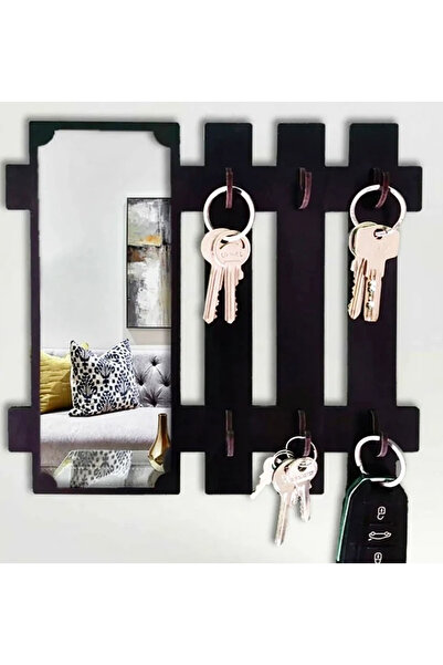 PLANET STORE Dekoratif Anahtarlık Askısı Organizer Anahtar Düzenleyici Mdf Dik2