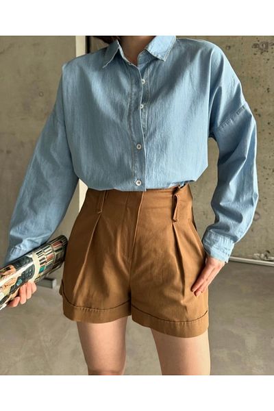 Ekim Store Denim Plain Shirt