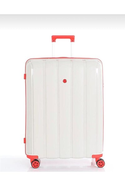 MÇS KIRILMAZ DAYANIKLI POLİPROPLEN VALİZ BÜYÜK BOY V305