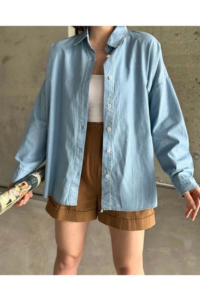 Ekim Store Denim Plain Shirt
