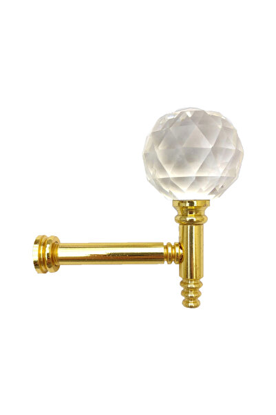 Evdepo Home Συσκευή δεσίματος κουρτινών φόντου σε χρυσό χρώμα Crystal Renso